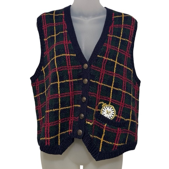 Marisa Christina Jackets & Blazers - NWT Marisa Christina Pocketwatch Appliqué Sweater Vest